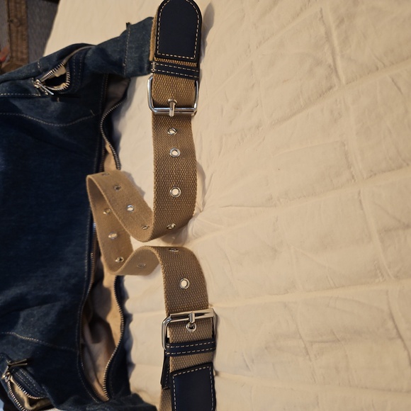 True Religion Blue Denim Crossbody Bag - Picture 14 of 14